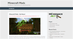 Desktop Screenshot of mcmodder.net